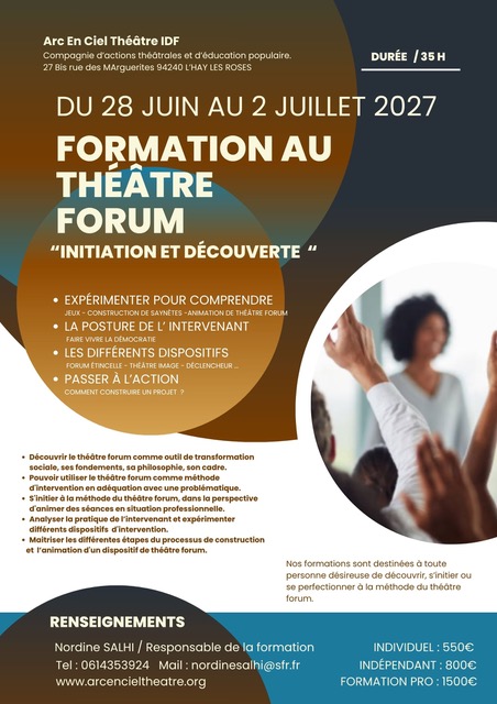 plaquette théâtre forum juillet 2024 arc en ciel